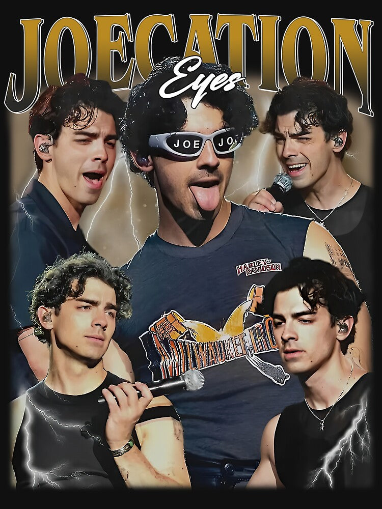 Vintage Joe Jonas 90s Retro Music Fan by Jonas Brothers by CARLOSCASTORES
