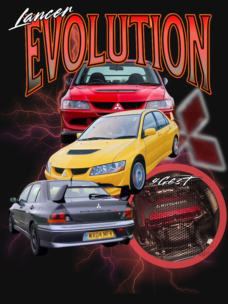 Mitsubishi Evo 8 Vintage Design by car-cartoons