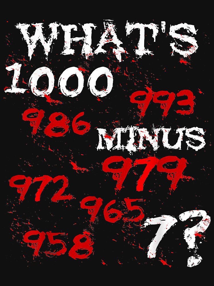 What's 1000 Minus 7  Tokyo Anime T-Shirt by CalackxiOta