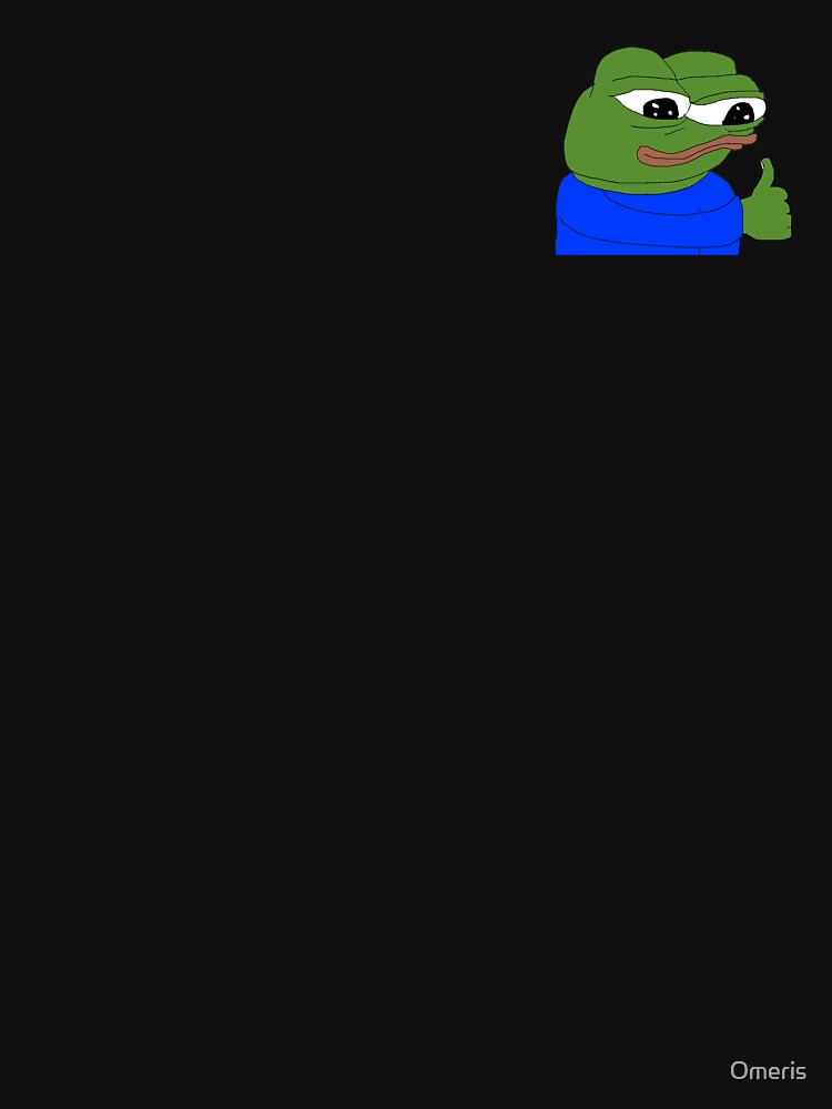 Pepe the frog meme thumb up by Omeris