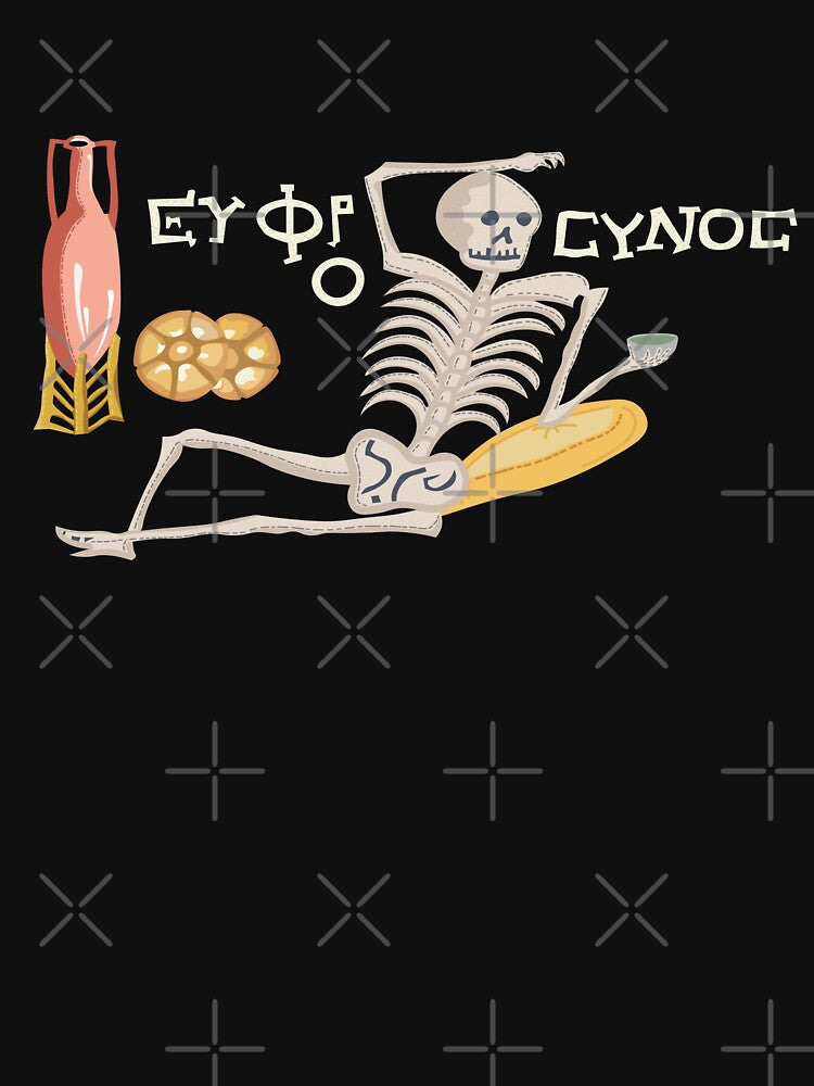 Be cheerful, enjoy your life (ΕΥΦΡΟCΥΝΟC)-  Mosaic Collection by archaeologyart