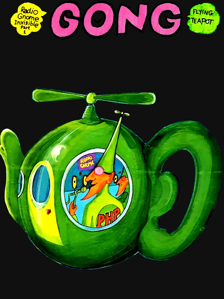 Gong Flying Teapot by EladioReynolds