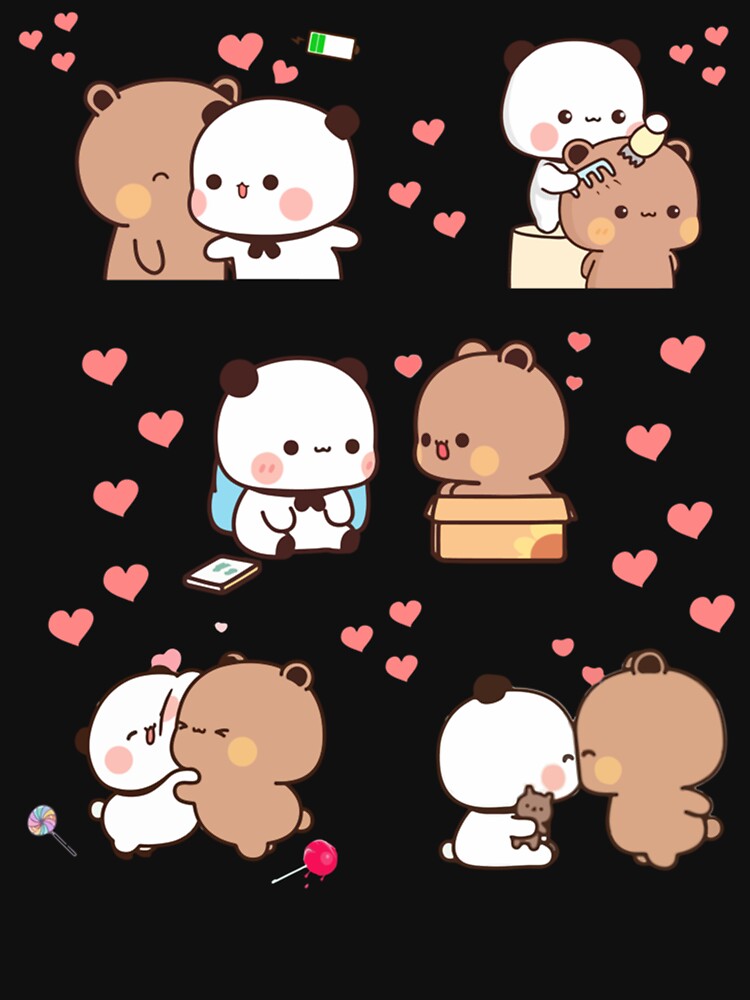 Bear and Panda Bubu Dudu Balloon by DeerQueerG