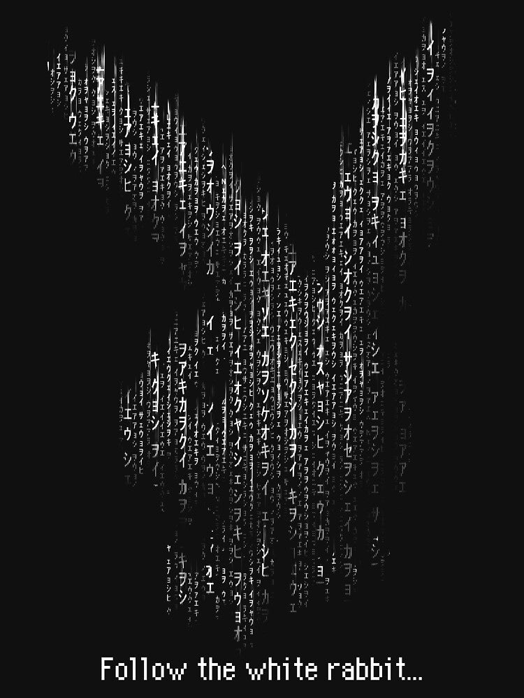 Follow The White Rabbit Matrix Digital Code by svnthaesis