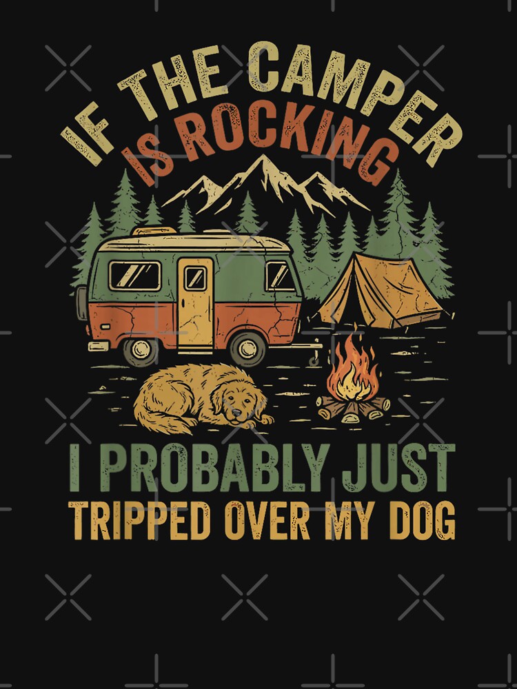 RV Camping Campers Rocking by goombi-creative