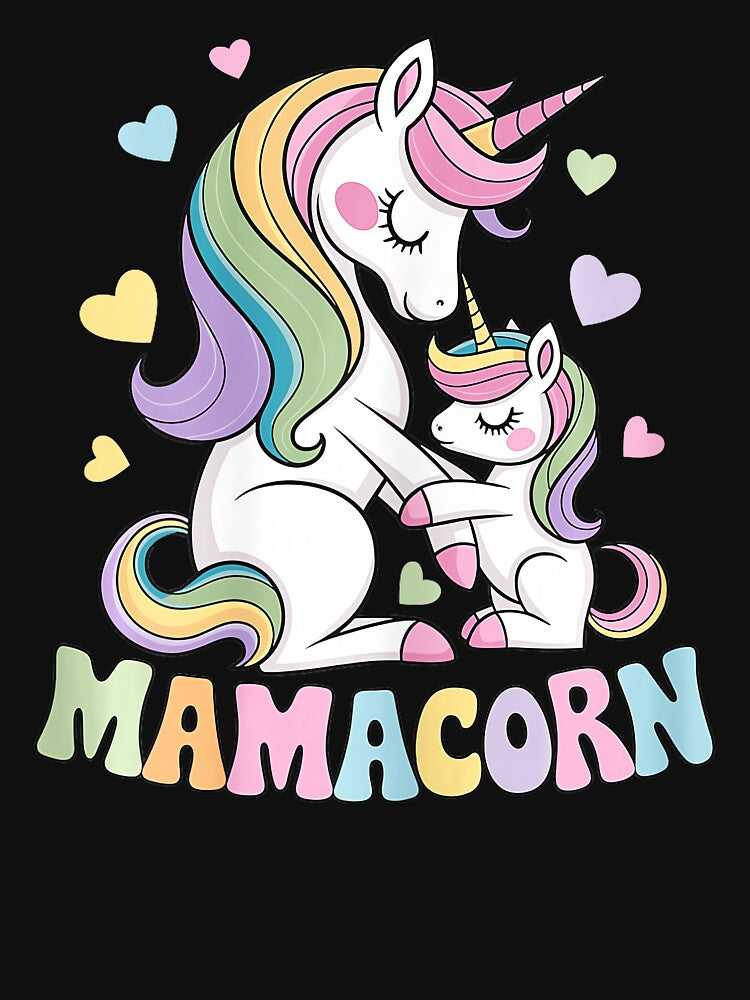 Mamacorn Unicorn Mom Funny Mother’s Day by zamiokaline