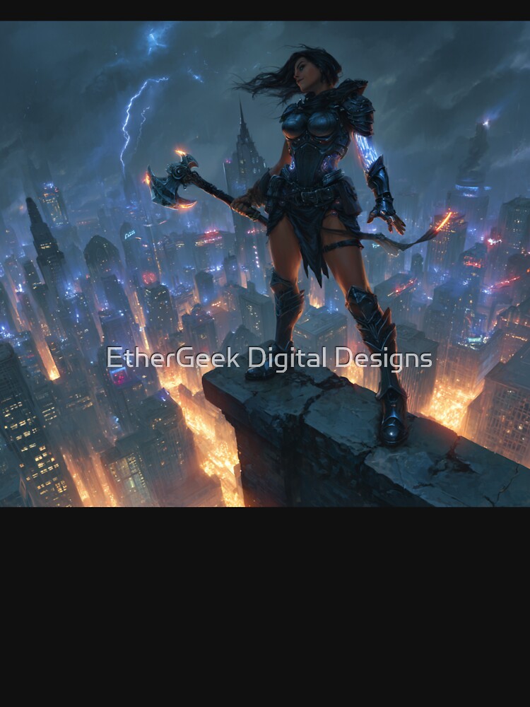 Neon Sentinel 05 by EtherGeek Digital Designs