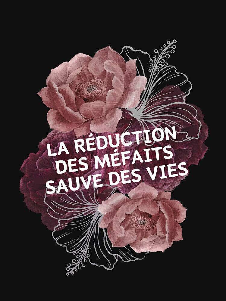 Harm reduction saves lives, flowers by AQPSUD
