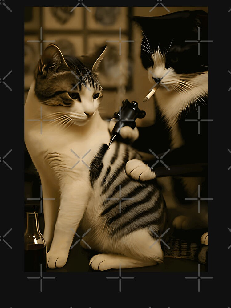 Retro Cat Tattoo Meme by siennalabeoo