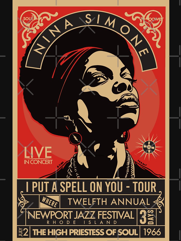 Nina Simone- High Priestess of Soul Concert Poster by 310BrandLA