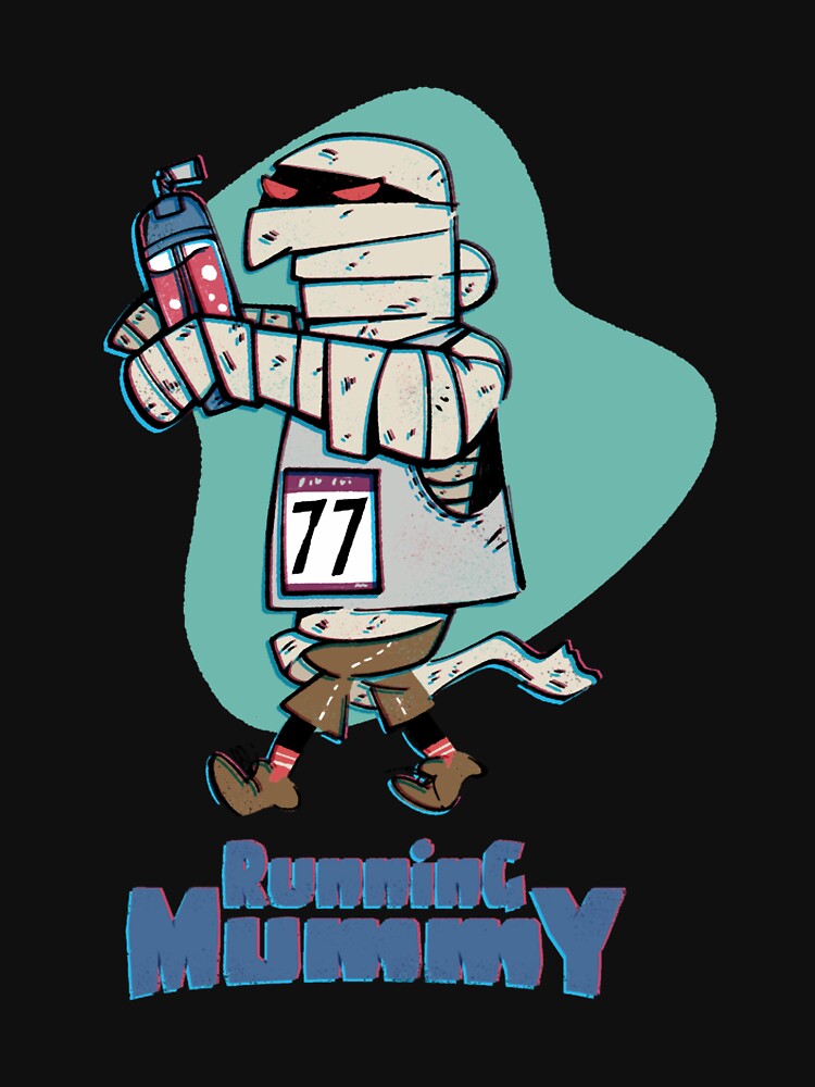 Running Mummy arts Retro by AmberCowe