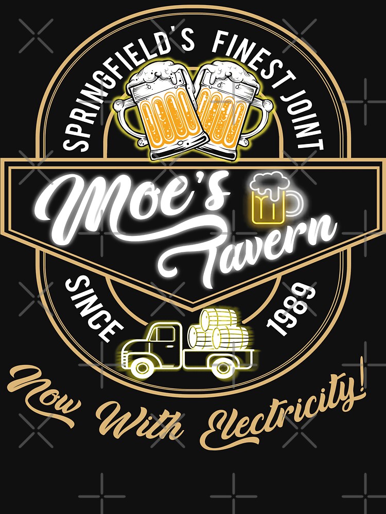 Moe's Tavern Now With Electricity by Alema Art