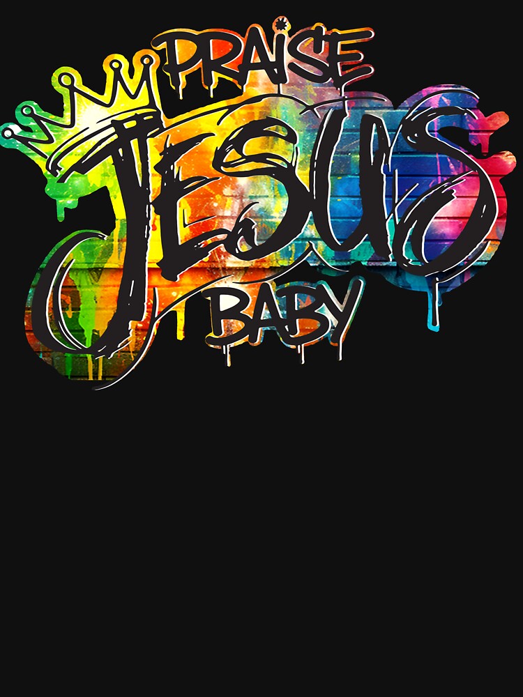 Praise Jesus Baby Rainbow by tombsempty