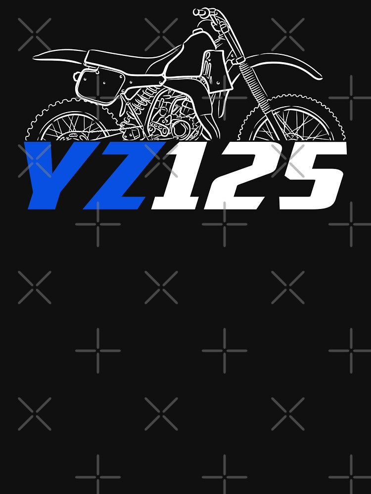 Yamaha YZ125 1983 for bikers, Motorcycle by ThrottleArts
