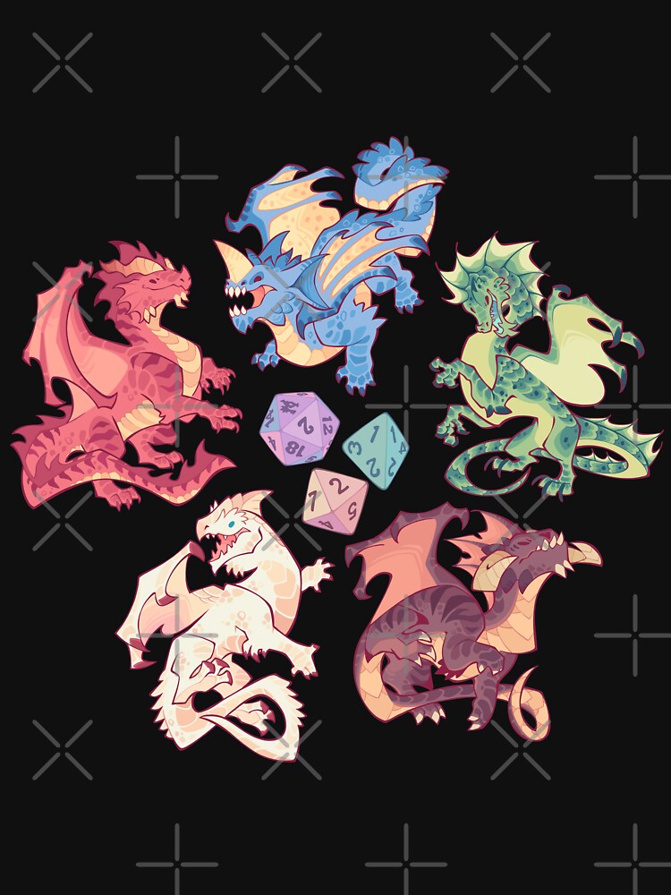 Chromatic dragons in purple by Colordrilos