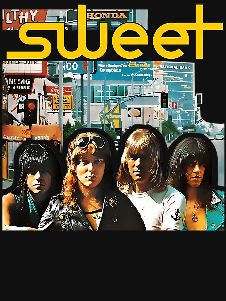 Sweets Glam Rock Band Vintage Music by CMTomlinArt