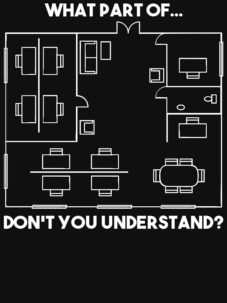 What Part Of Don't You Understand Architecture Floor Plan: Architectural Student Gift, Funny Architect by Adexyl