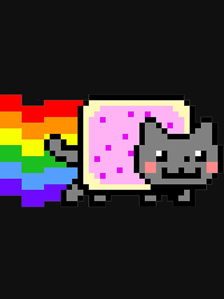 Nyan Cat With Rainbow by NatsuRippe