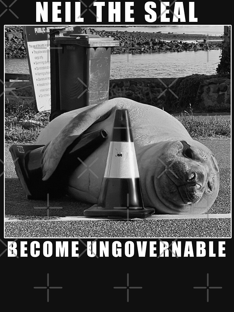 Vintage Neil The Seal Become Ungovernable by WilfridIvory