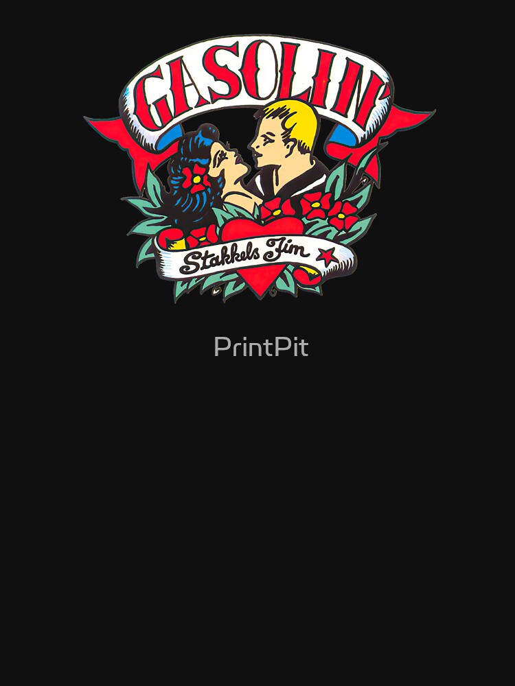 Gasolin' 3 album cover tegning "Stakkels Jim" by PrintPit