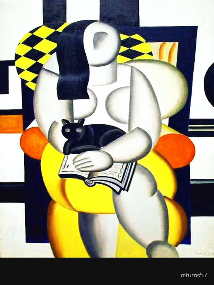 Fernand Leger - Woman with a cat (1921) by mturns57
