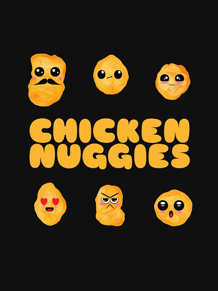Cute Kawaii Chicken Nuggies by Gordon Nelson