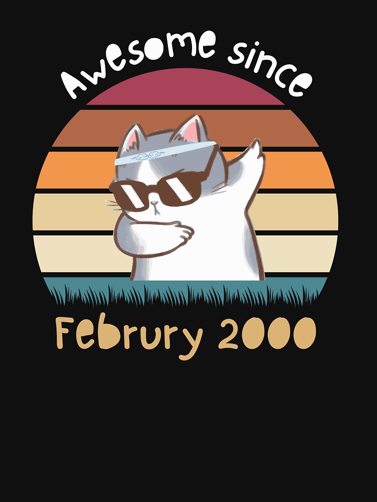 Awesome Since February 2000 by Abdelhakim-ben Unisex , , , Long Sleeve Tee