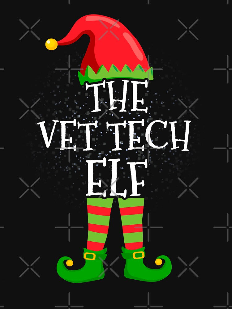 VET TECH Elf Family Matching Christmas Group by CosmoKitsch