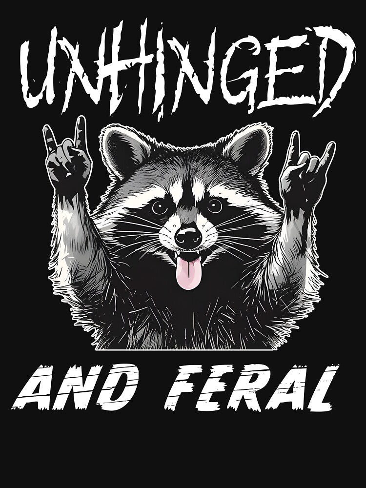 Unhinged and Feral Raccoon by Luxuriouss