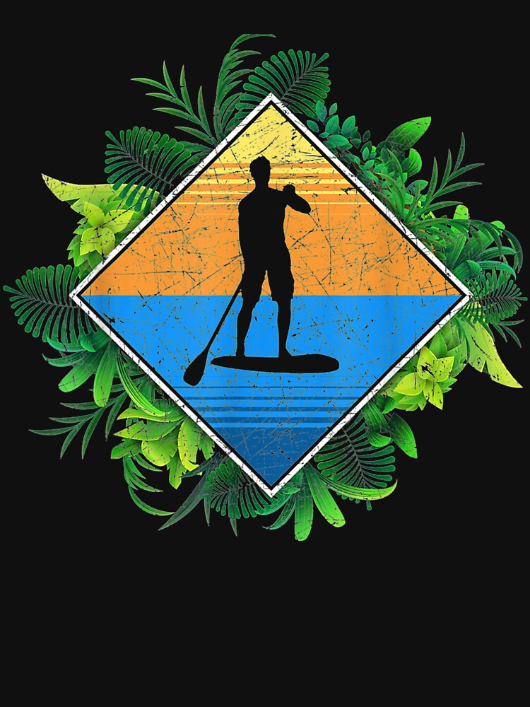 Paddleboarder Jungle Sup Outdoor Sports Stand Up Paddling by jerrie9