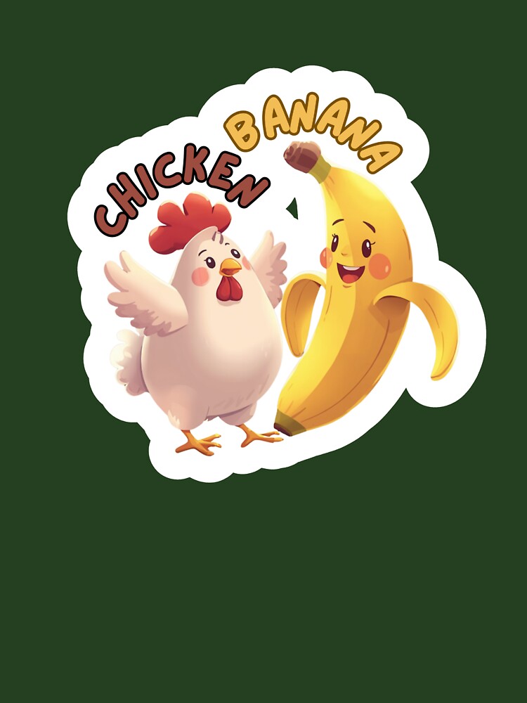 Kawaii Cute Chicken Banana by madebyjulia7