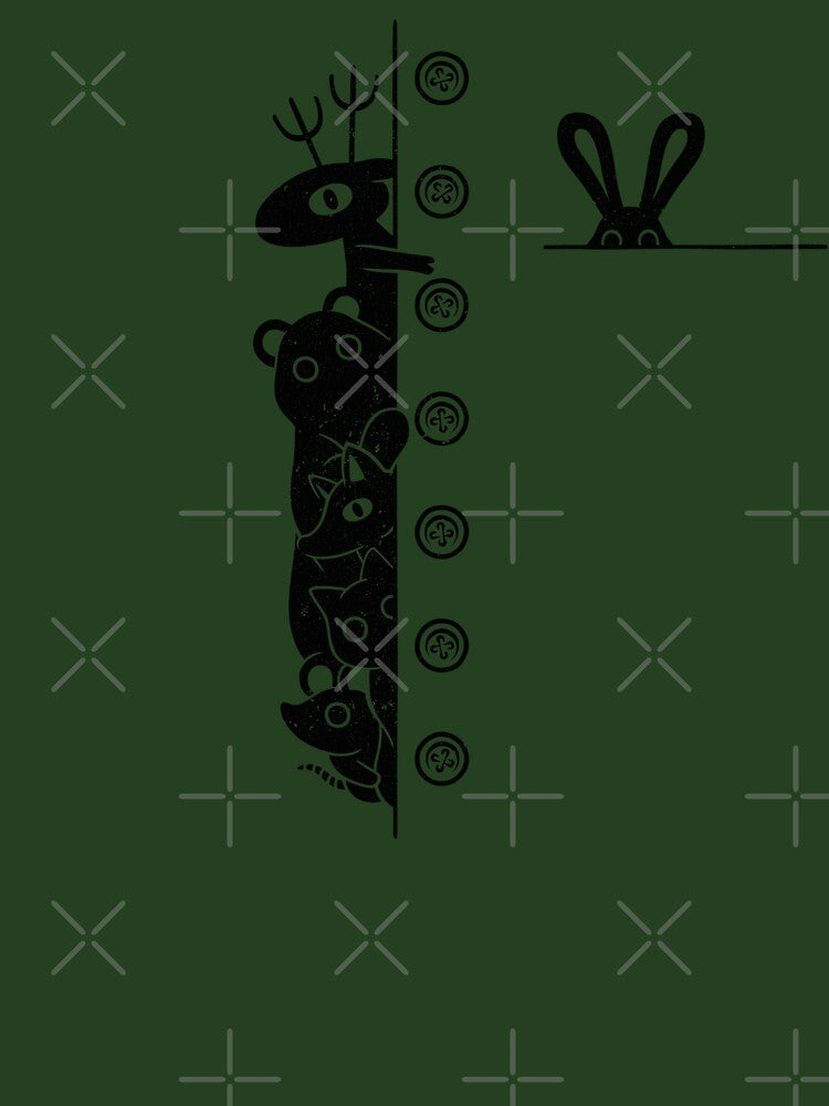 Forest Inside My Shirt Pocket Animals Bear Cat Deer Mouse Dog by Tobe Fonseca by Tobe Fonseca®