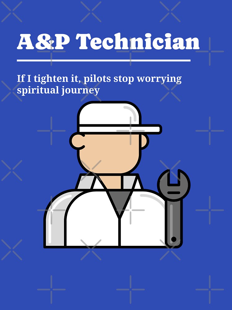 A&P Mechanic T-Shirt | If I Tighten It, Pilots Stop Worrying Funny Aviation Maintenance Tee by RandisTees