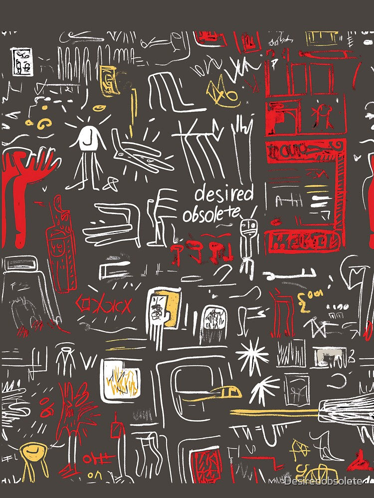 Chaos in Redaction: A pop art Revival for Desired Obsolete by Desiredobsolete
