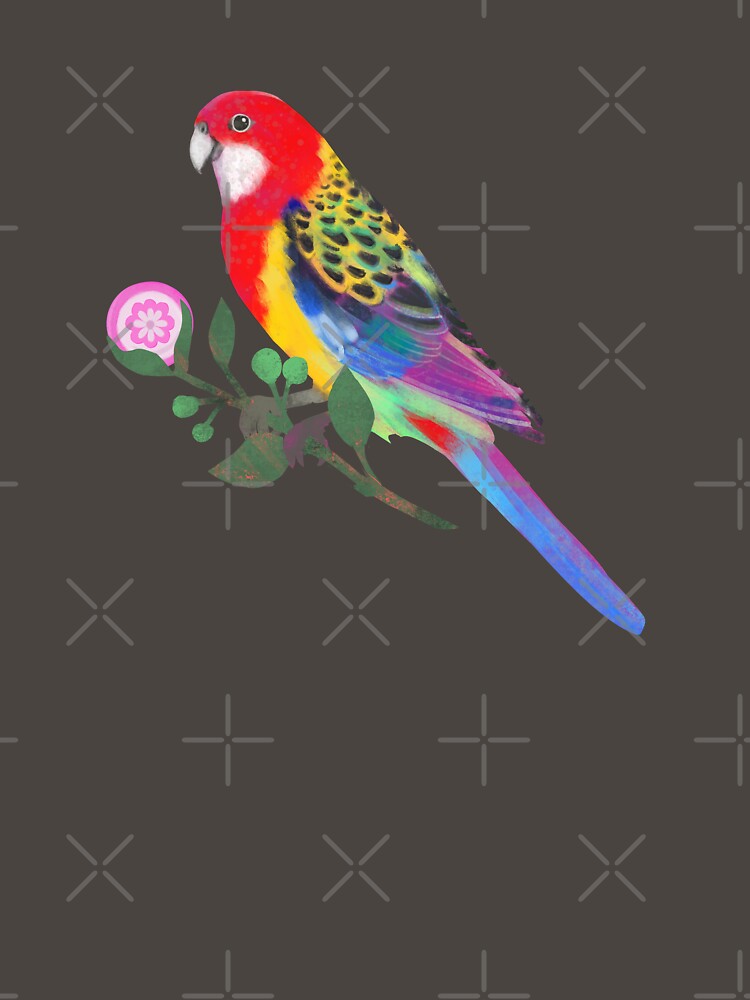 Wingspan Eastern Rosella by Adrielle-art