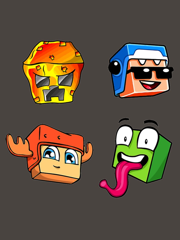 four friend game youtubers pack by MAKGraphics