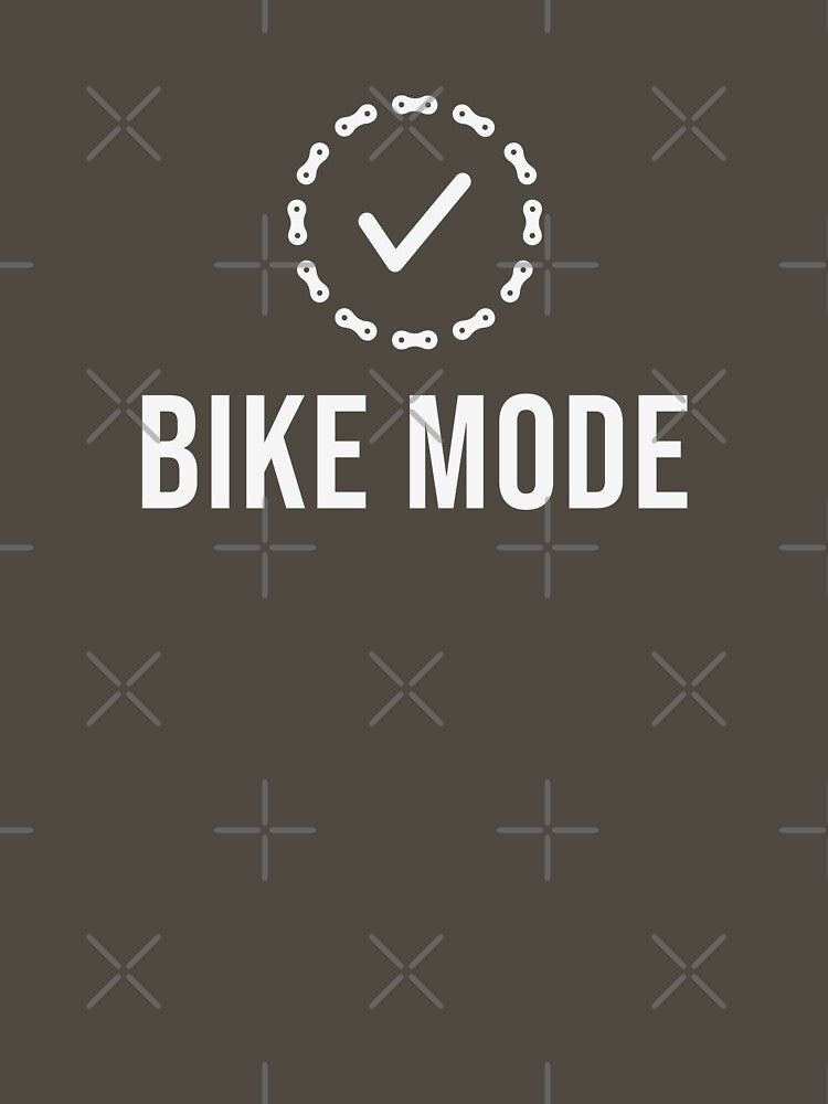 Bike Mode On - Minimalist Bicycle Motivation Design by ChainPower