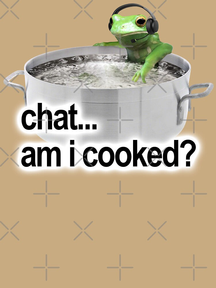 Chat am I Cooked Frog Meme by snazzyseagull