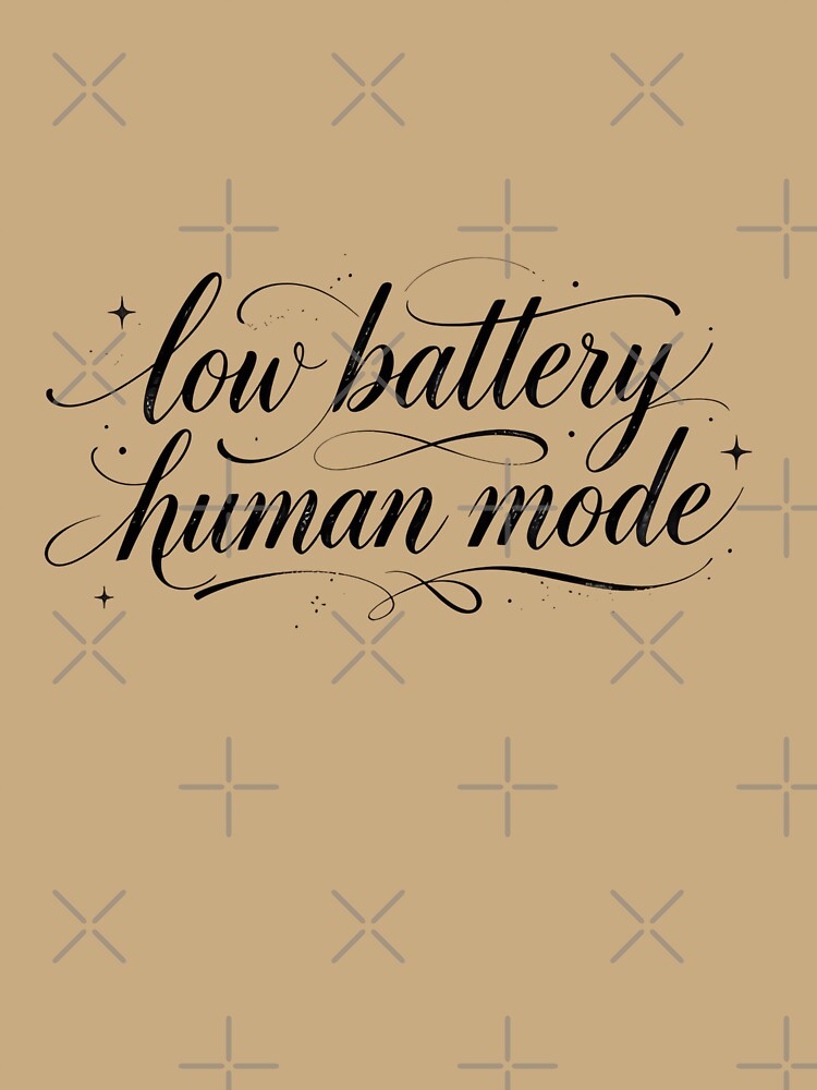 Low Battery Human Mode by Spirit of Siam