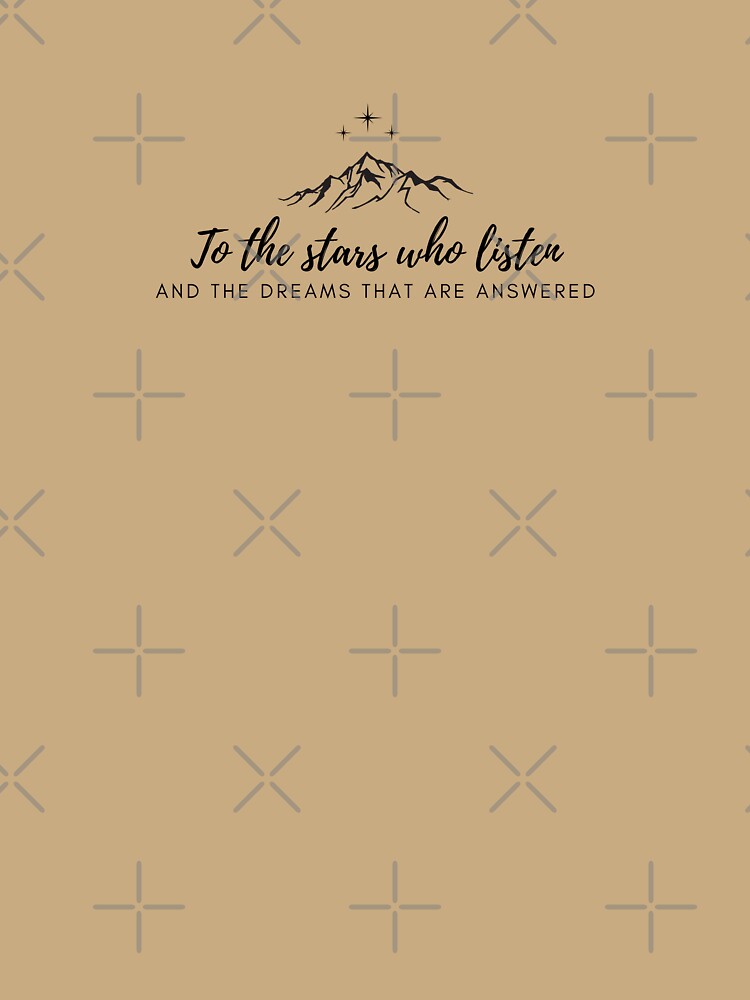 To the Stars Who Listen Minimalist Print by Bookdragon77