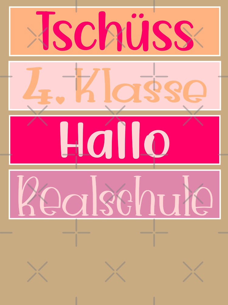 School transfer to Realschule by minimalartstory