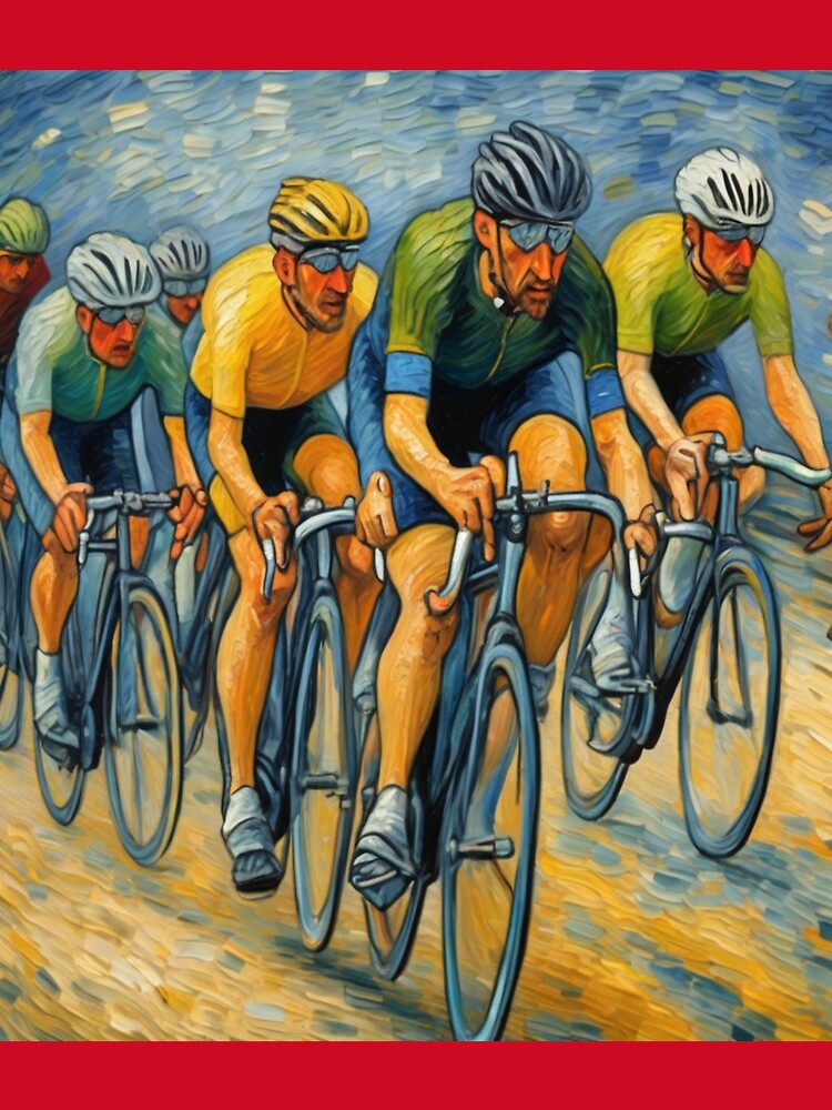 "Thrilling Cycling Race: Pedaling Towards Victory" by Artisticanvas