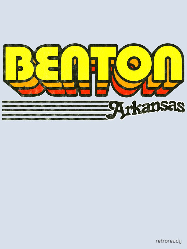 Benton, Arkansas | Retro Stripes by retroready