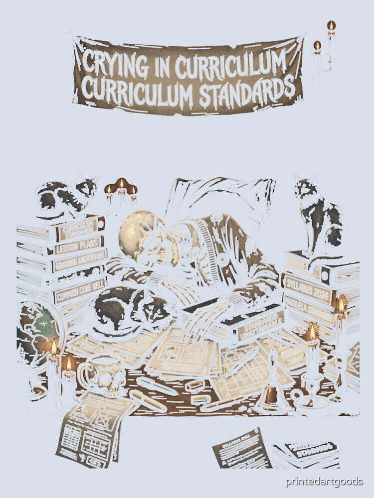 Professional Chaos Coordinator Funny Skeleton Teacher Classroom by printedartgoods
