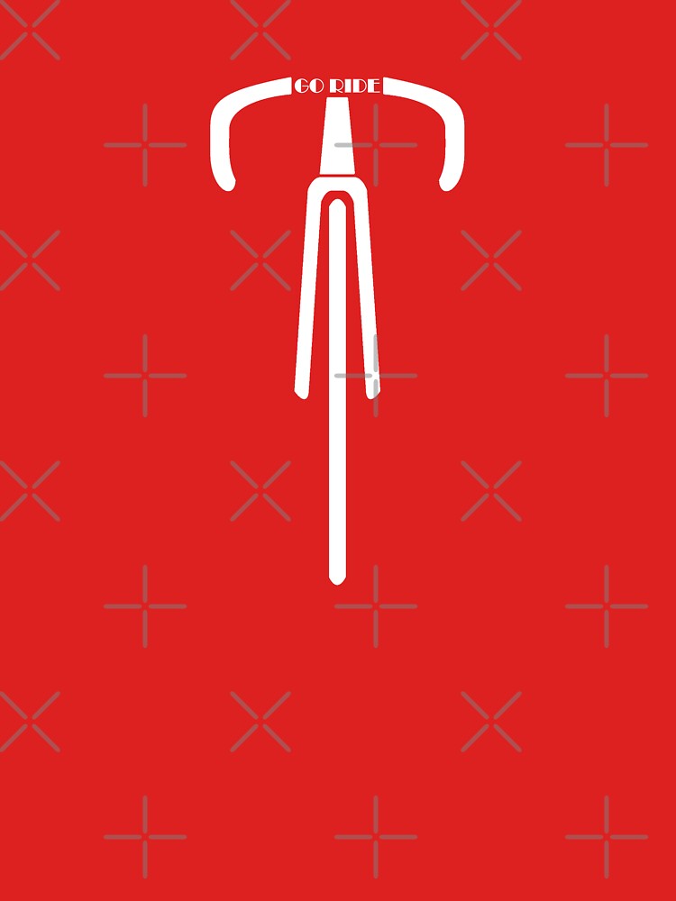 Go Ride Your Bicycle White by RabeDesigns