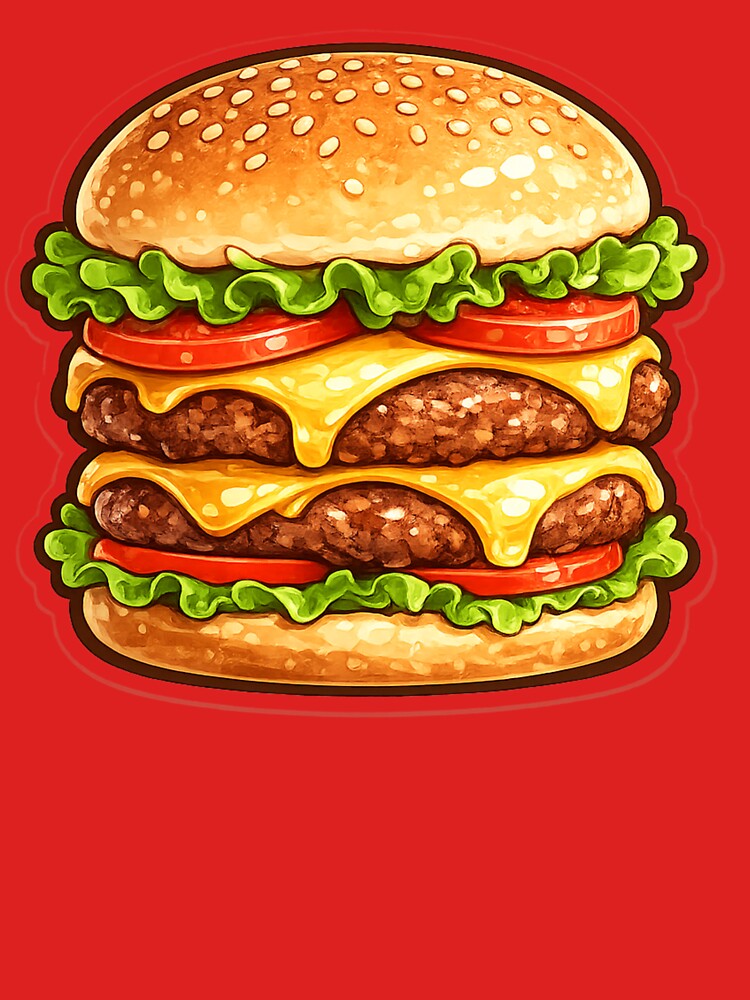 Double Cheeseburger by Wild Horizon Studio