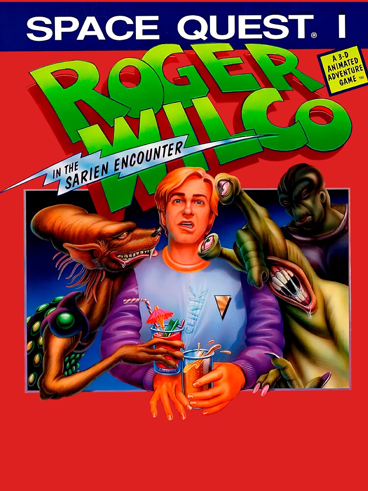 Space Quest Game Cover Art by Retr0Tshirts