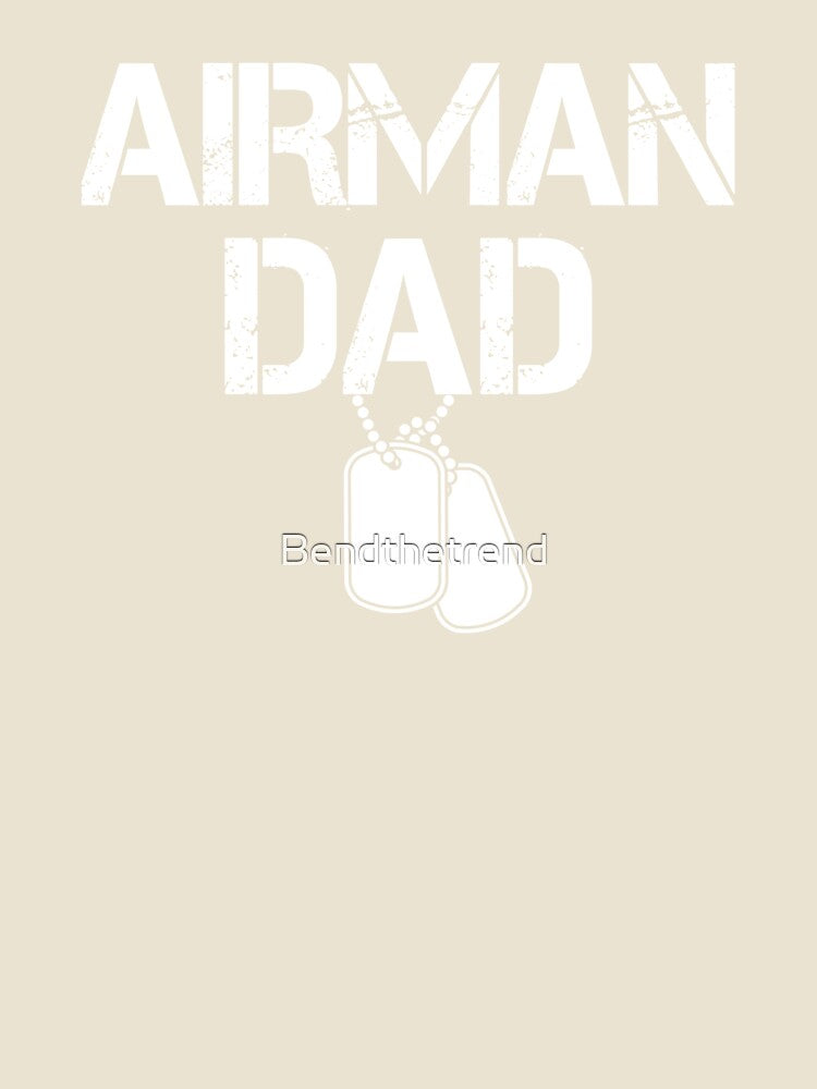 Airman Dad Trained To Fly Airplane Gift by Bendthetrend