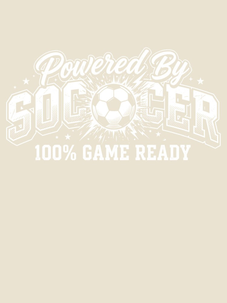 Powered By Soccer by BrunoLinuxArt Unisex , , , Long Sleeve Tee