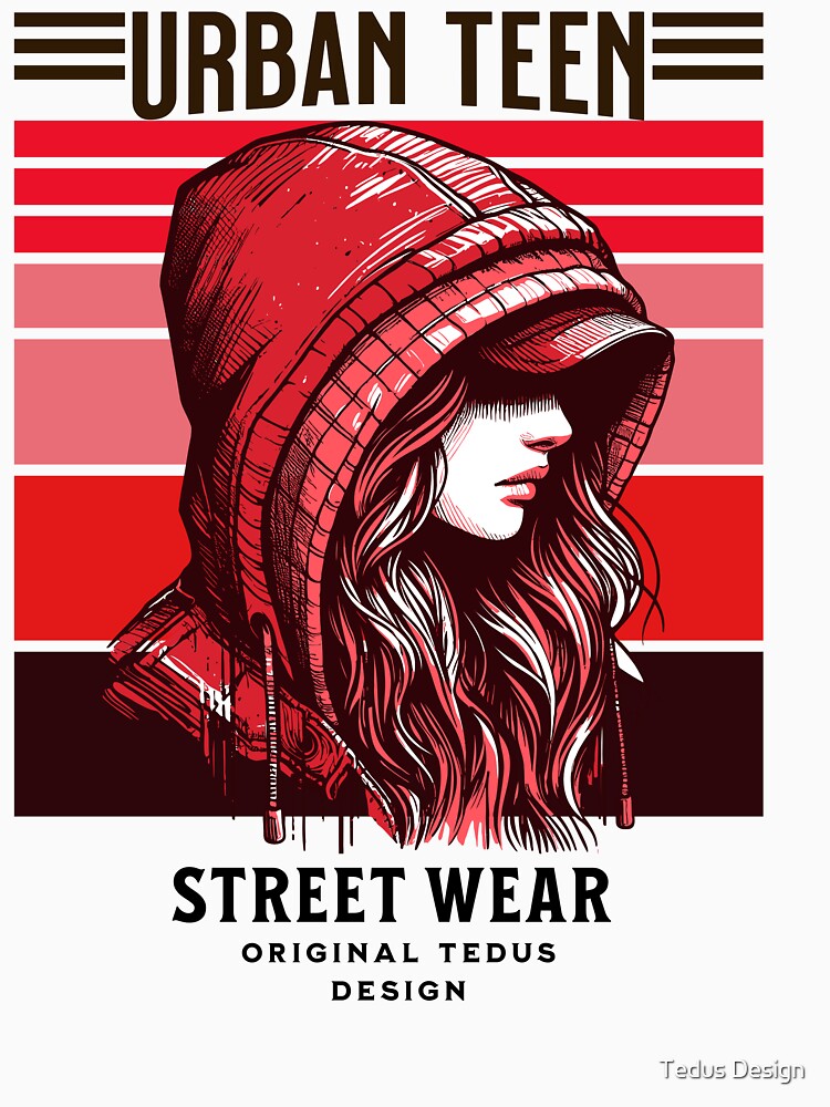 Fashion Statement of the Street: Urban Teen Street Wear by Tedus Design Unisex , , , Long Sleeve Tee